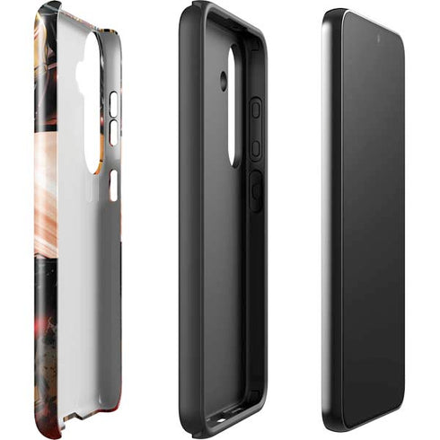 Marvel Iron Man Three Panel Galaxy S25 Impact Case